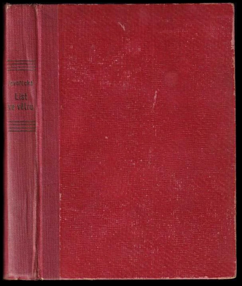List ve větru (Vlasta Javořická, 1942)