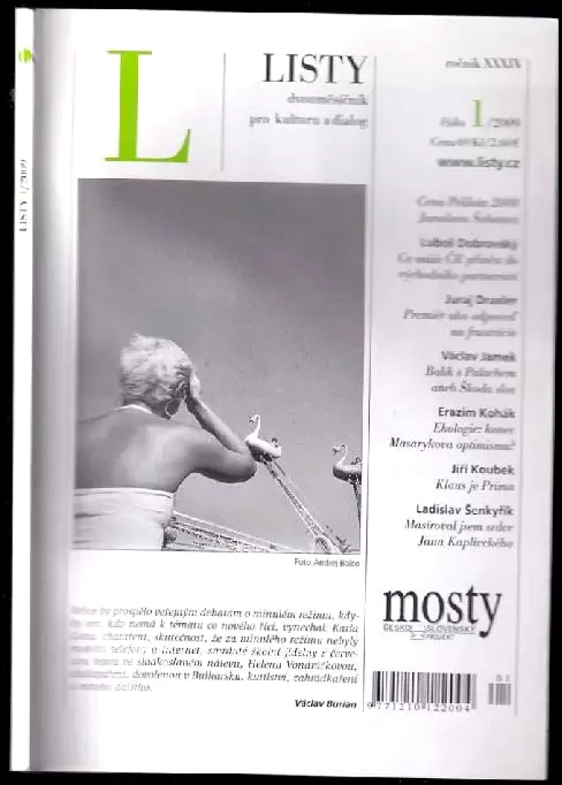 Levně Listy, dvouměsíčník pro kulturu a dialog: Ročník XXXIX číslo 1/2009 (, 2009)