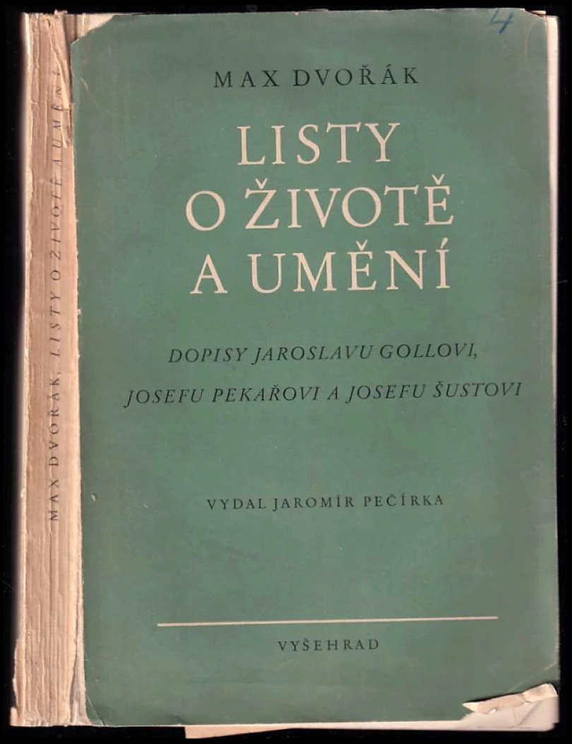 Listy o životě a umění (Max Dvořák, 1943)