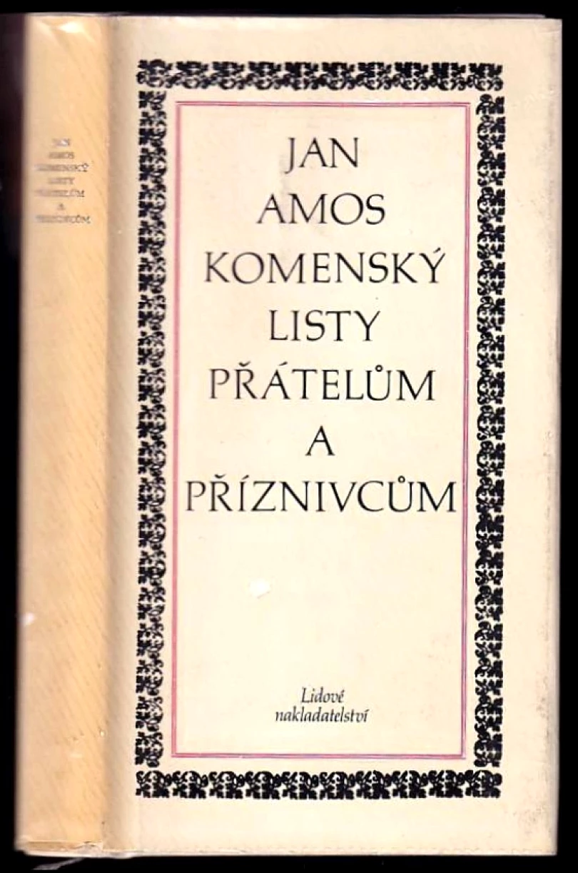 Levně Listy přátelům a příznivcům (Jan Amos Komenský, 1970)