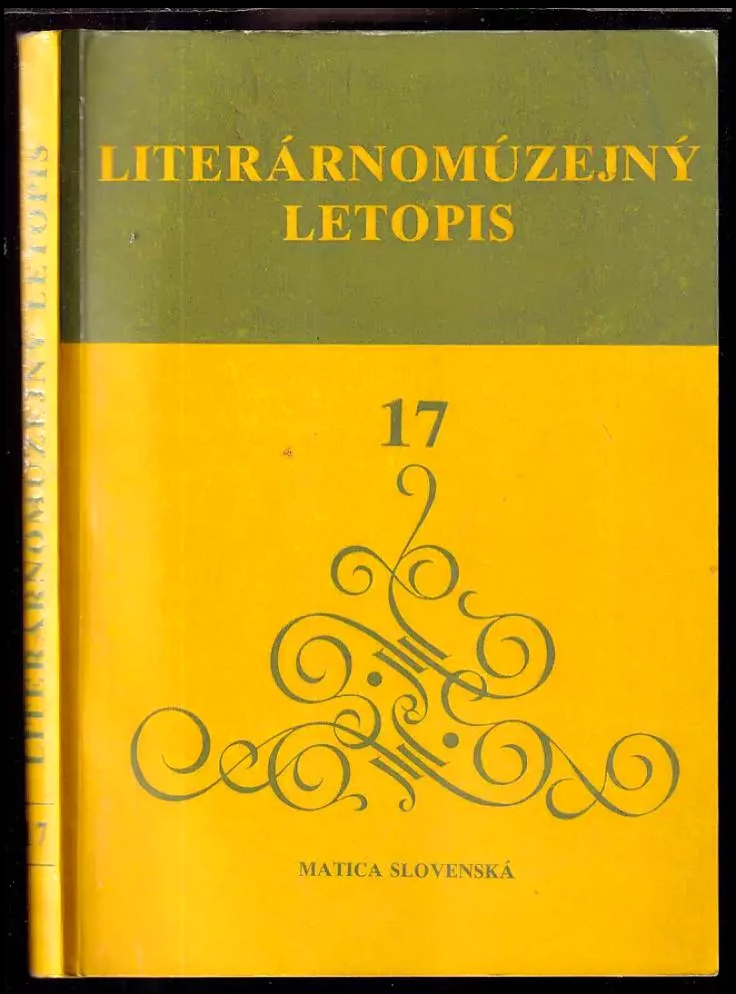 Literárnomúzejný letopis 17 (, 1983)
