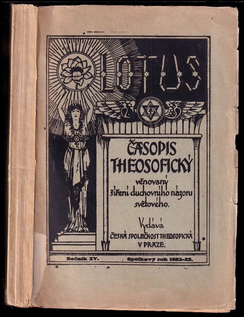 Lotus, časopis theosofický, ročník XIV. (J Bedrníček, 1922)