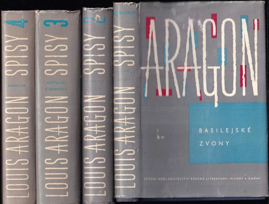 Levně Louis Aragon - Spisy Louise Aragona : 1-4 (Louis Aragon, 1960)