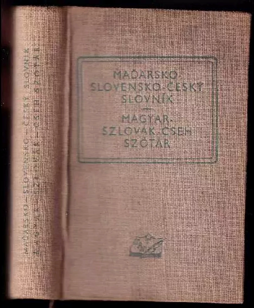 Levně Maďarsko-slovensko-český slovník (, 1957)