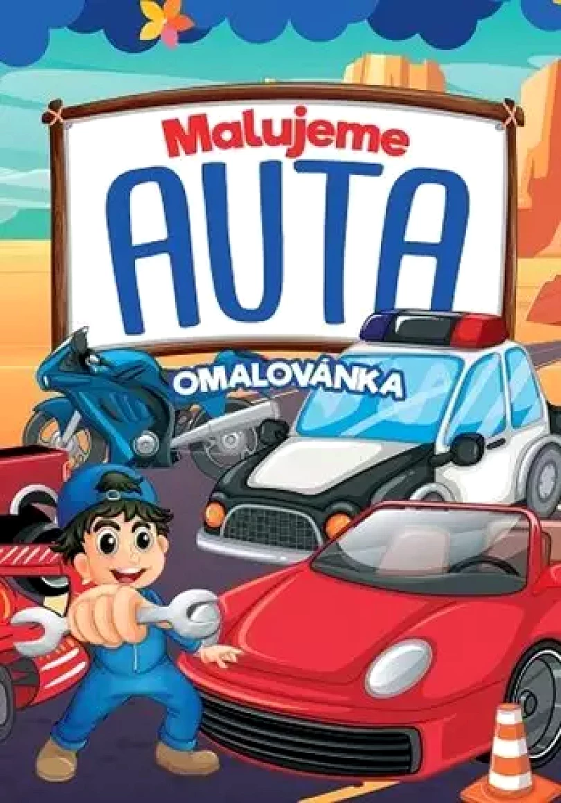 Levně Malujeme auta Omalovánka (, 2024)