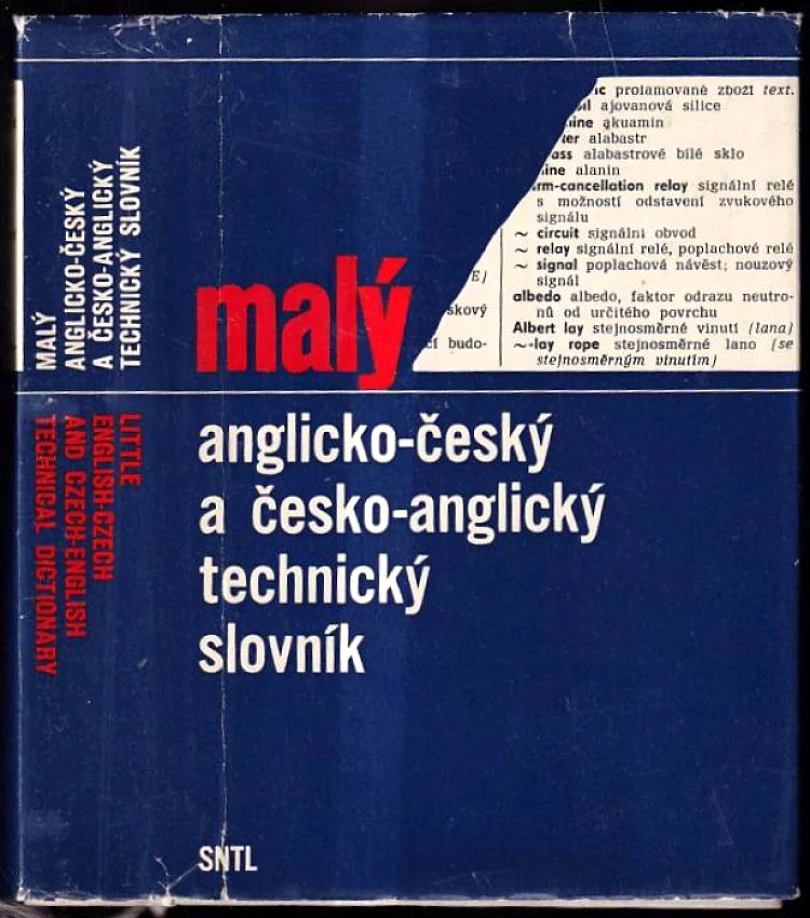 Malý anglicko-český a česko-anglický technický sloník (, 1970)