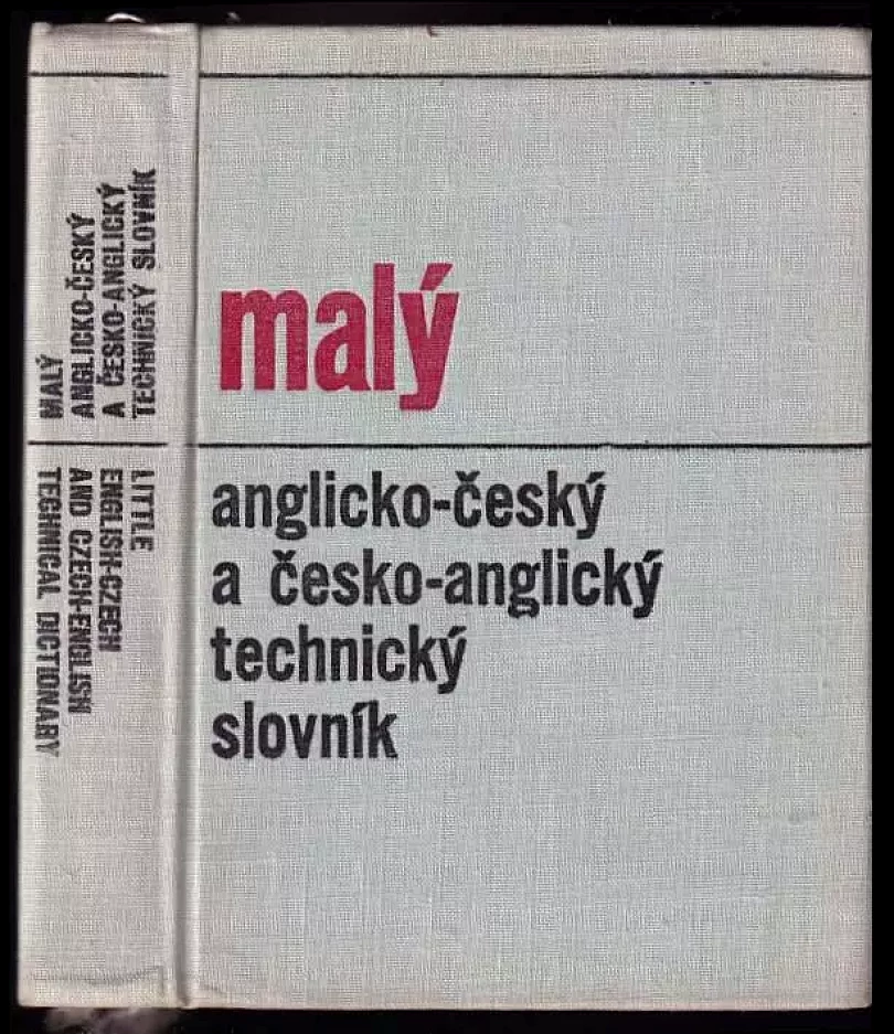 Malý anglicko-český a česko-anglický technický slovník (, 1970)