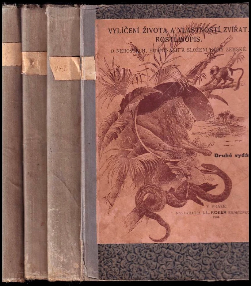 Levně Malý Brehm II. + III. + IV. svazek (Bohuslav Záborský, 1897)