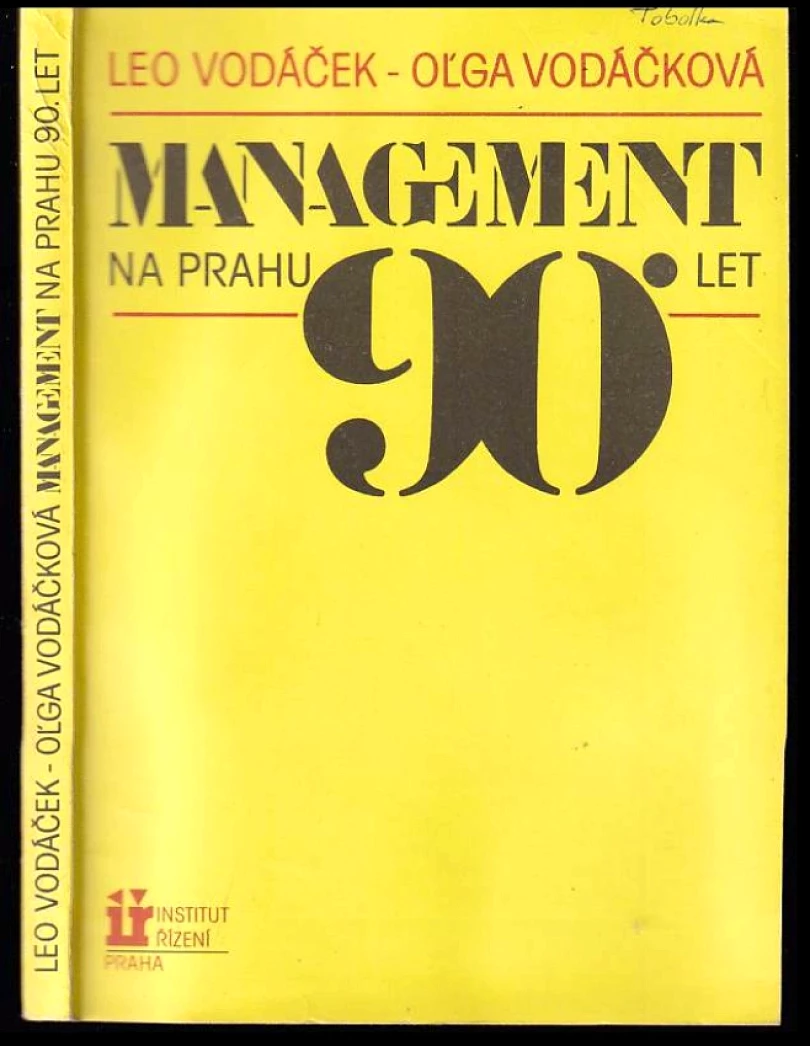 Levně Management na prahu 90. let (Leo Vodáček, 1991)