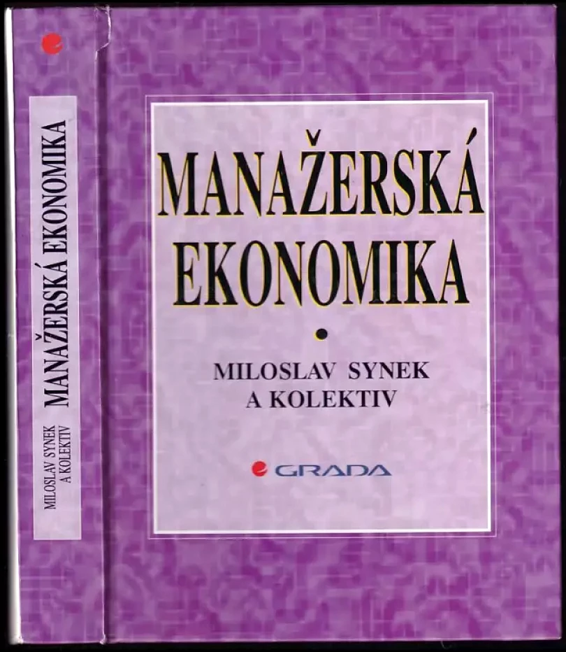 Manažerská ekonomika (Miloslav Synek, 1996)