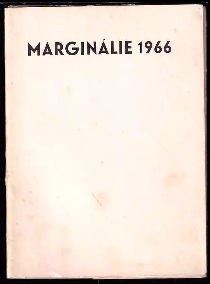 Levně Marginalie 1966 (Karel Zink, )