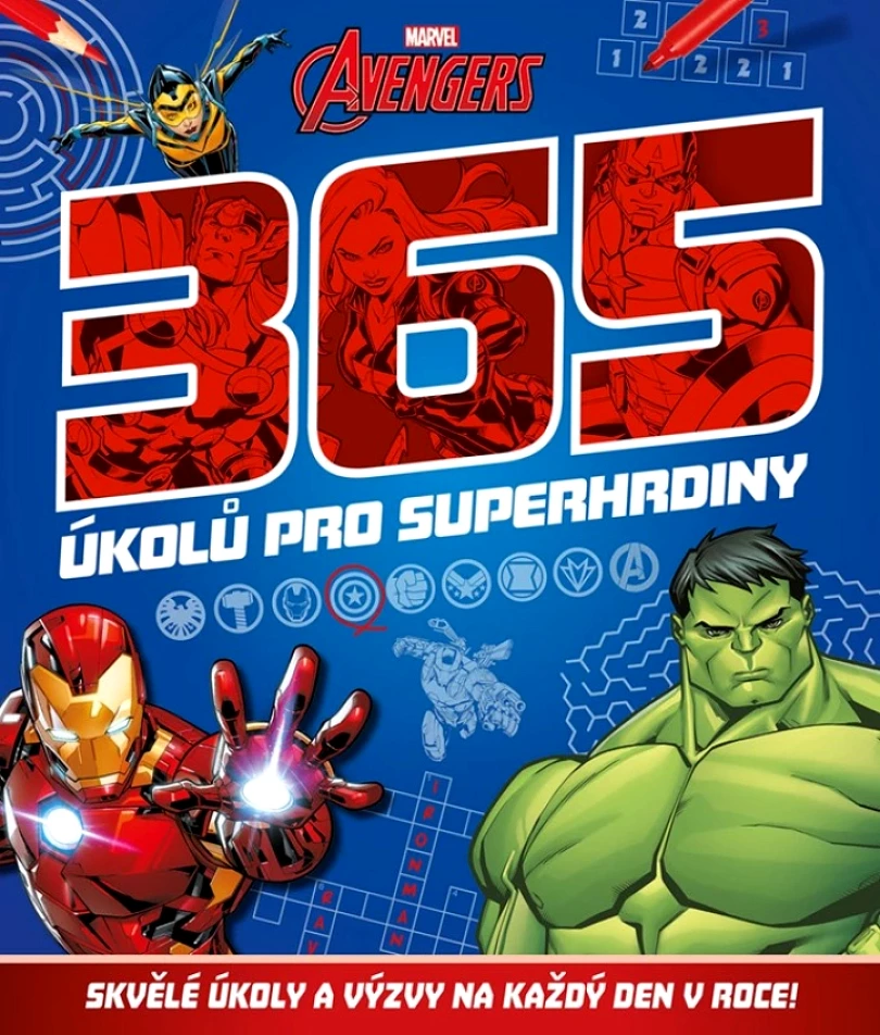 Levně Marvel Avengers: 365 úkolů pro superhrdiny (kolektiv, 2024)