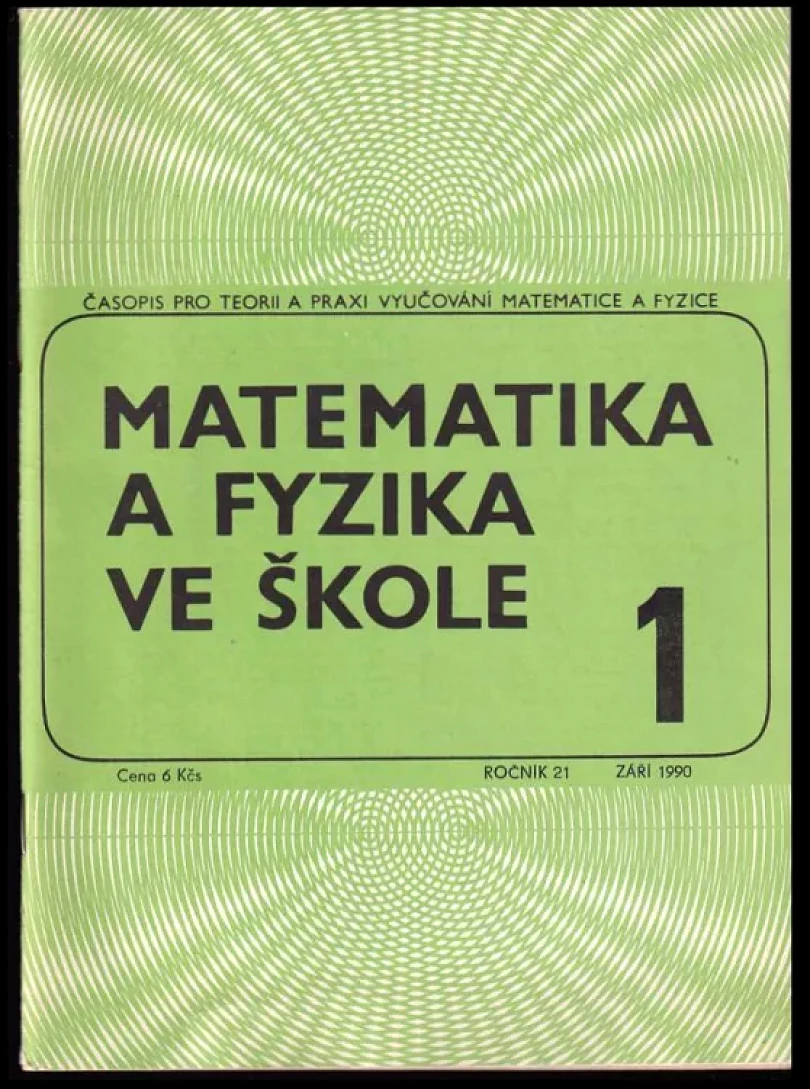 Matematika a fyzika ve škole (, 1990)