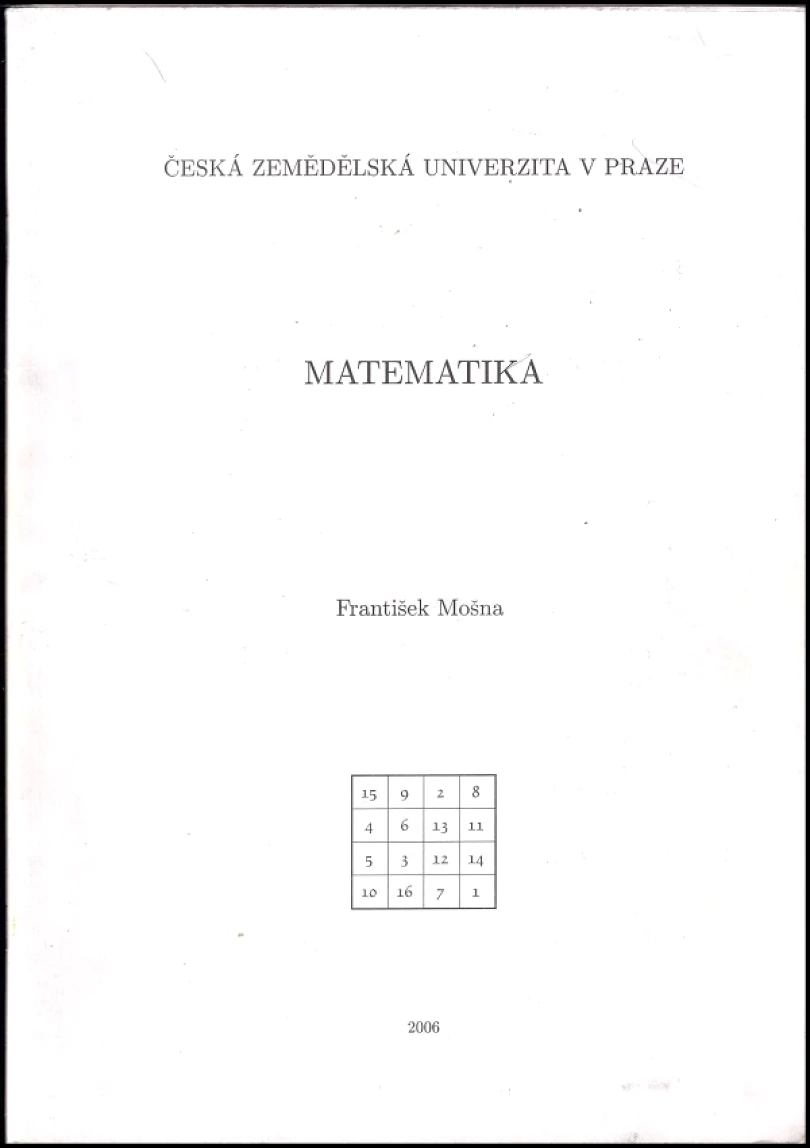 Levně Matematika (František Mošna, 2006)