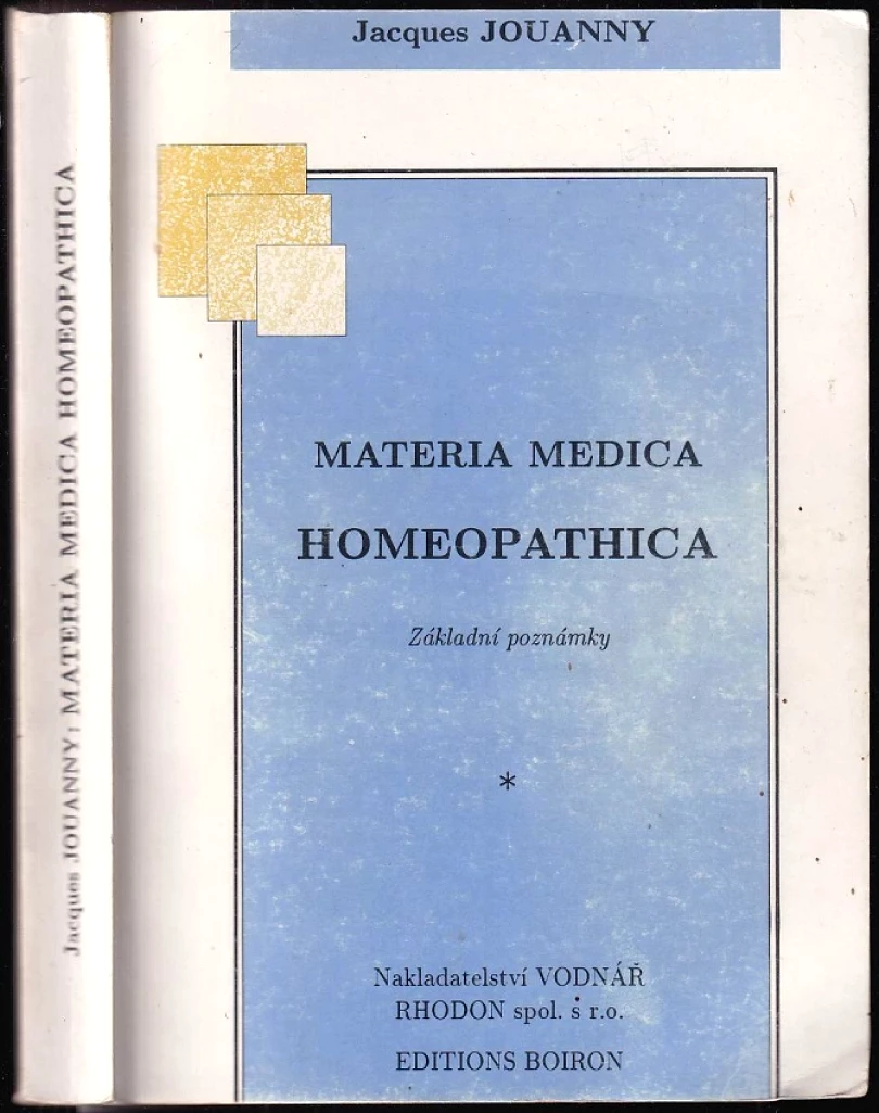 Levně Materia medica homeopathica (Jacques Jouanny, 1992)