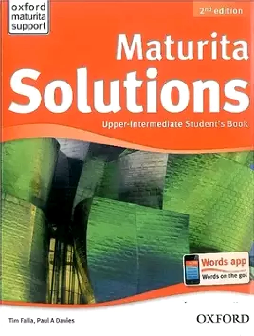 Levně Maturita Solutions Upper-intermediate Student's Book Czech Edition (, 2013)