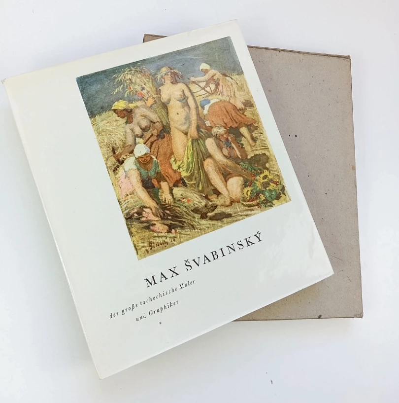 Levně Max Švabinský der grosse tschechische Maler und Graphiker - DEDIKACE MAX ŠVABINSKÝ (Jan Květ, 1960)