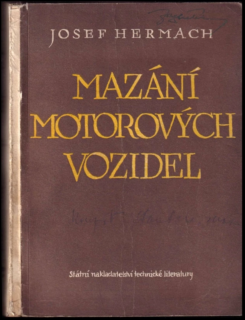 Mazání motorových vozidel (Josef Hermach, 1953)