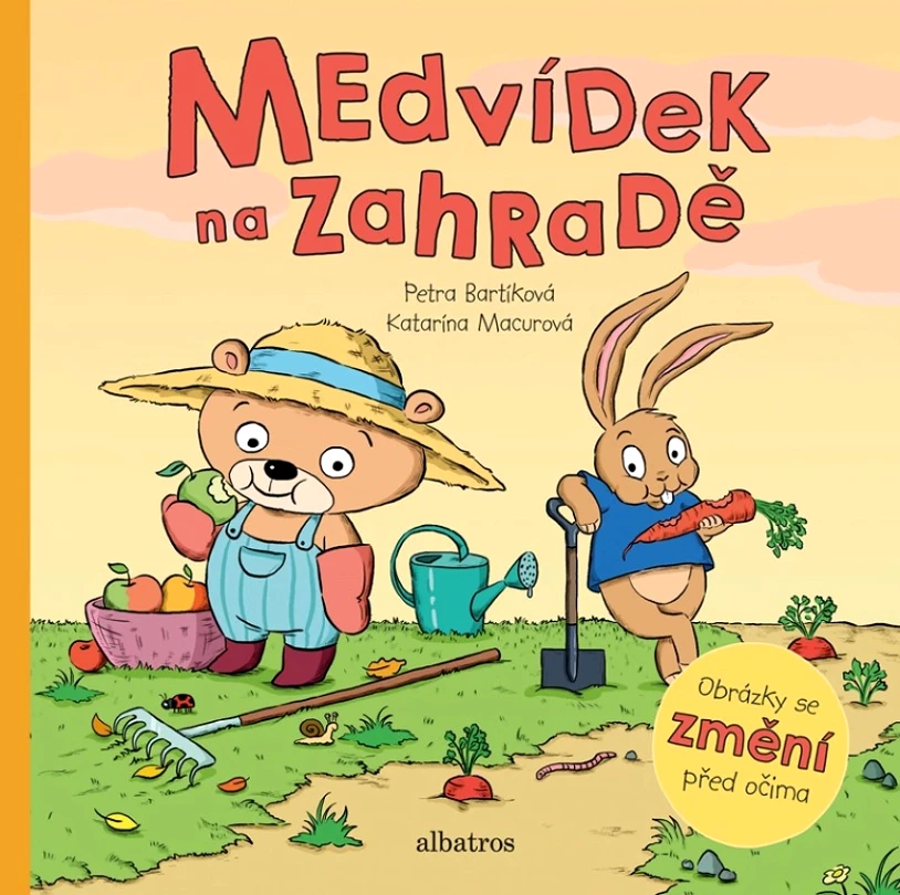 Medvídek na zahradě (Petra Bartíková, 2019)