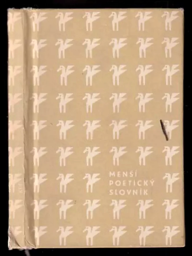 Levně Menší poetický slovník (Jiří Filip, 1966)