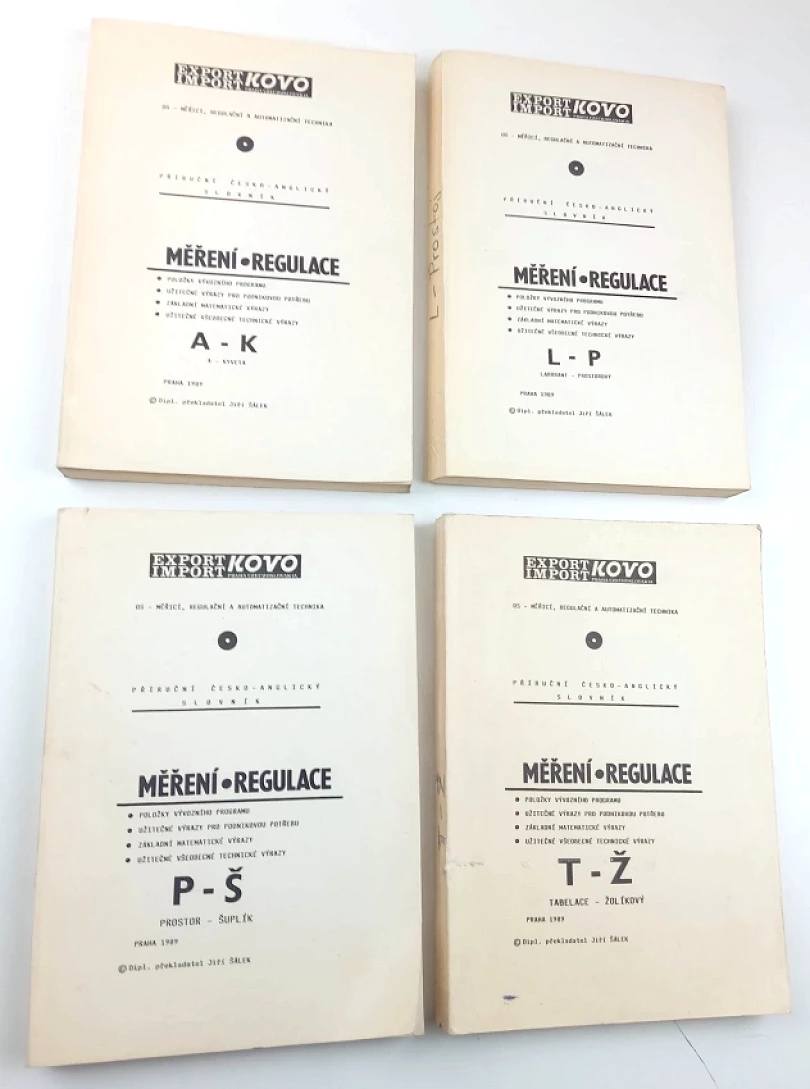 Levně Měření - regulace Export Import Kovo Praha Czechoslovakia (Jiří Šálek, 1989)