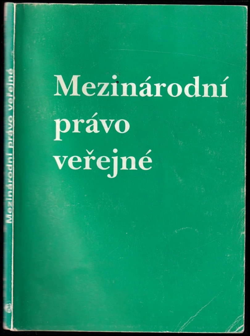 Levně Mezinárodní právo veřejné (Jiří Malenovský, 1993)
