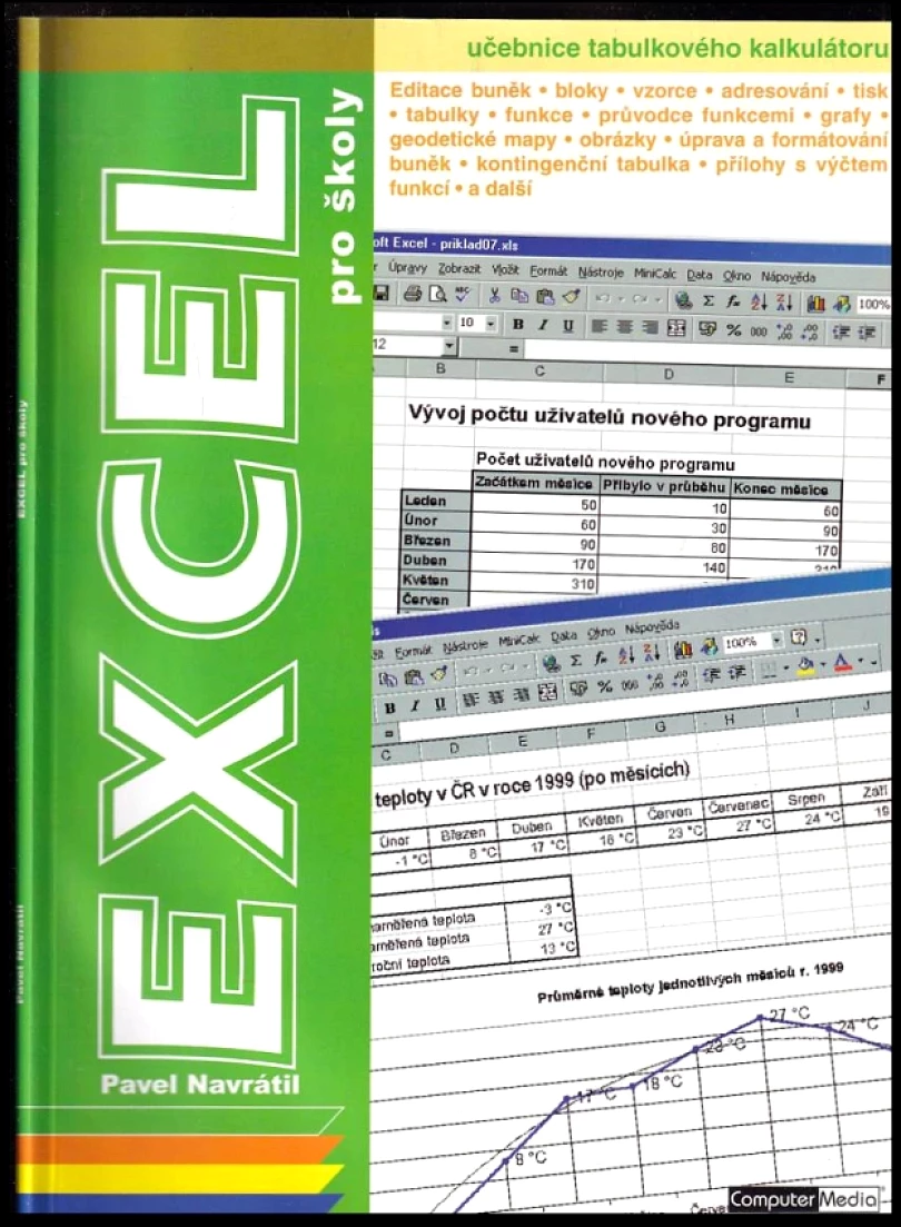 Levně Microsoft Excel 2000 a jiné verze pro školy (Pavel Navrátil, 2001)