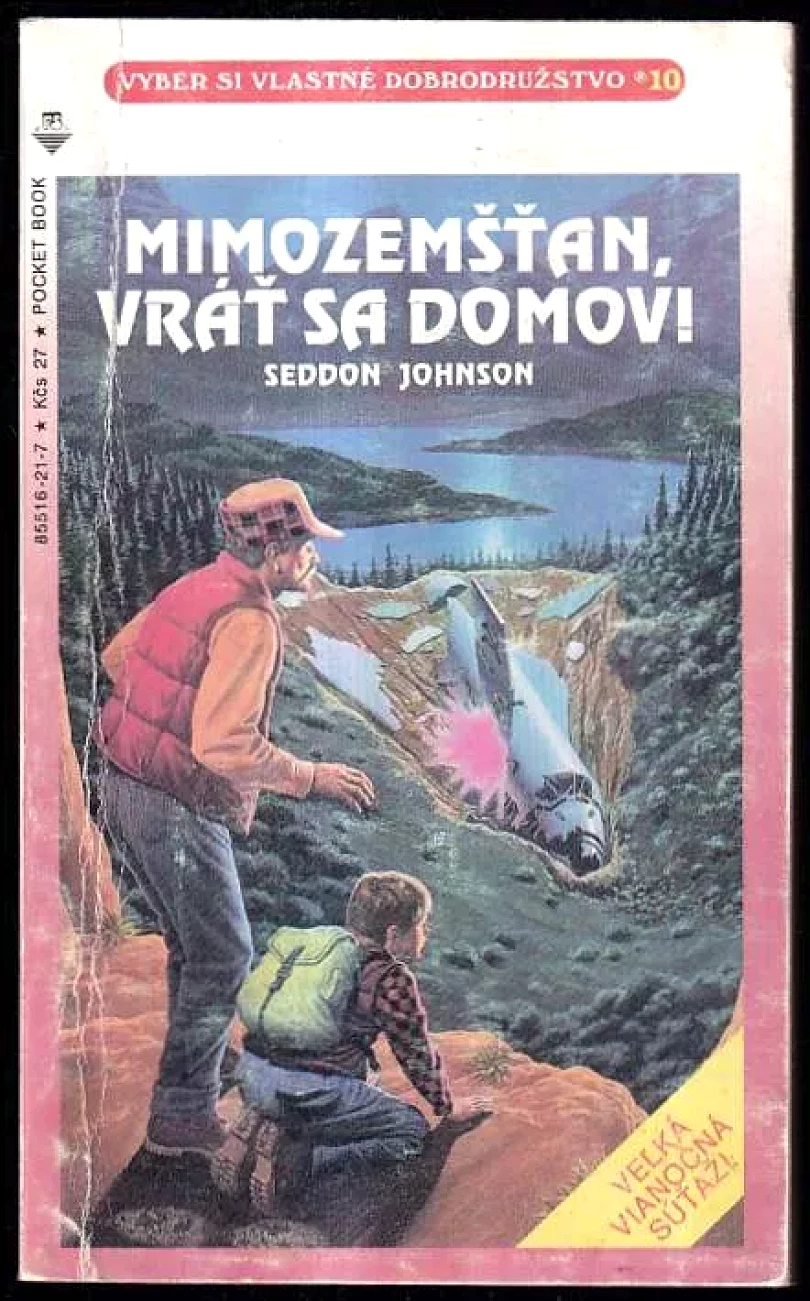 Mimozemšťan, vráť sa domov! GAMEBOOK (Seddon Johnson, 1992)