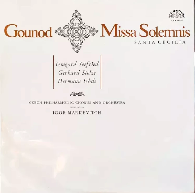 Levně Missa Solemnis Santa Cecilia (77 2) (The Czech Philharmonic Orchestra, )