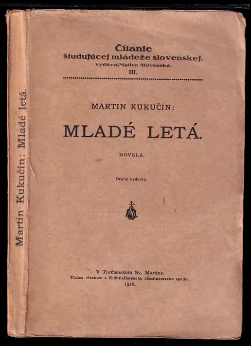 Levně Mladé letá (Martin Kukučín, 1928)