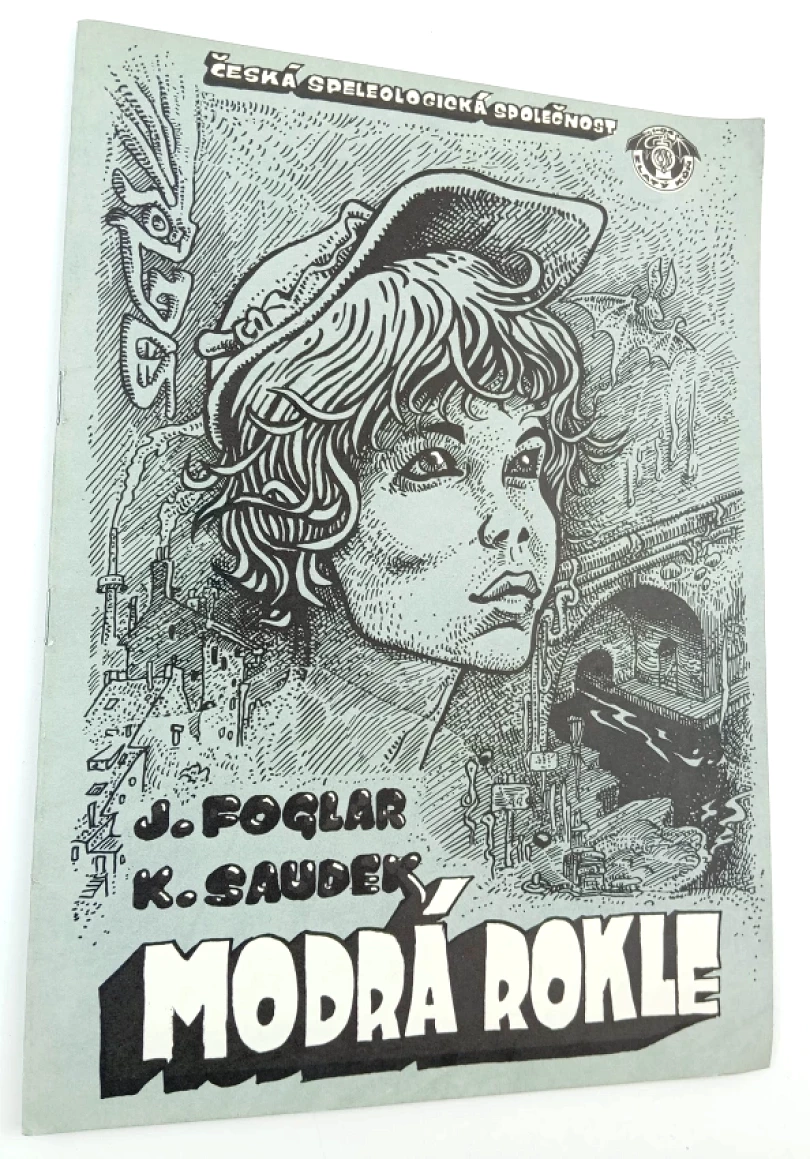 Modrá rokle - ILUSTRACE KÁJA SAUDEK (Jaroslav Foglar, 1988)