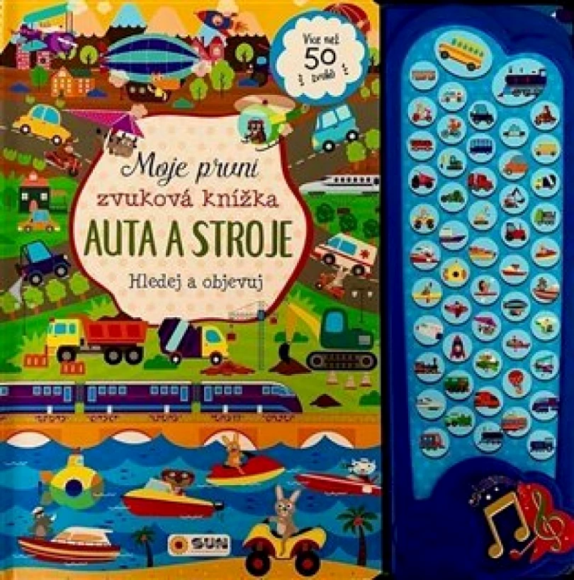 Levně Moje první zvuková knížka AUTA A STROJE (, 2023)