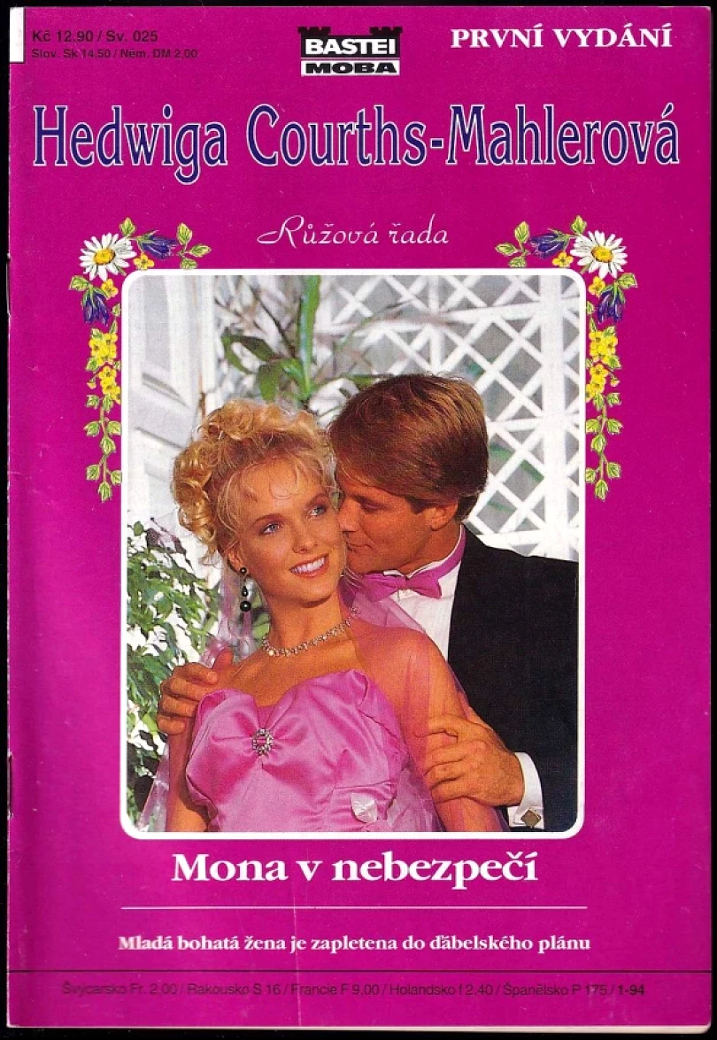 Levně Mona v nebezpečí (Hedwig Courths-Mahler, 1994)
