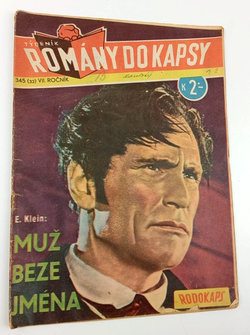 Muž beze jména, Rodokaps 345 (32), ročník VII. (E Klein, 1942)