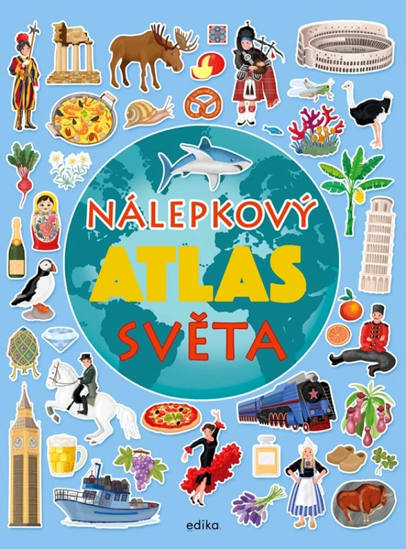 Levně Nálepkový atlas světa (Ilaria Barsotti, 2025)