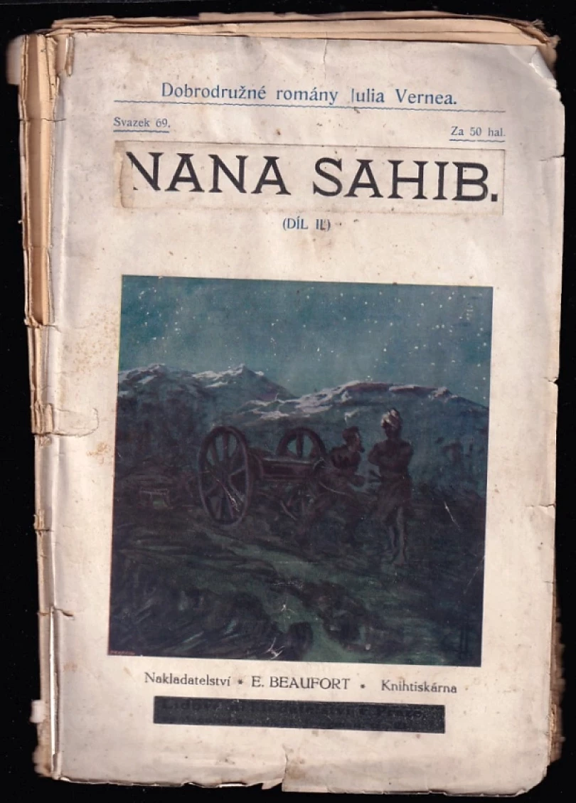 Nana Sahib CHYBÍ DVA LISTY (strany 71-74) (Jules Verne, )