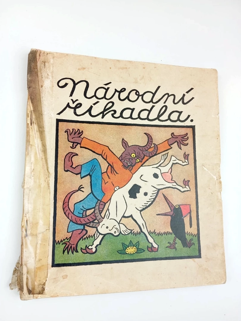 Levně Národní říkadla - ZINKOGRAFIE JOSEF LADA (Josef Lada, 1921)