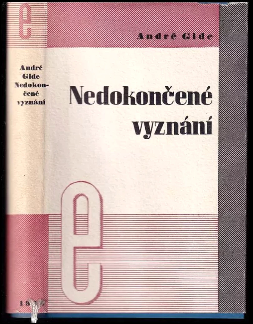 Levně Nedokončené vyznání (Andre Gide, 1936)