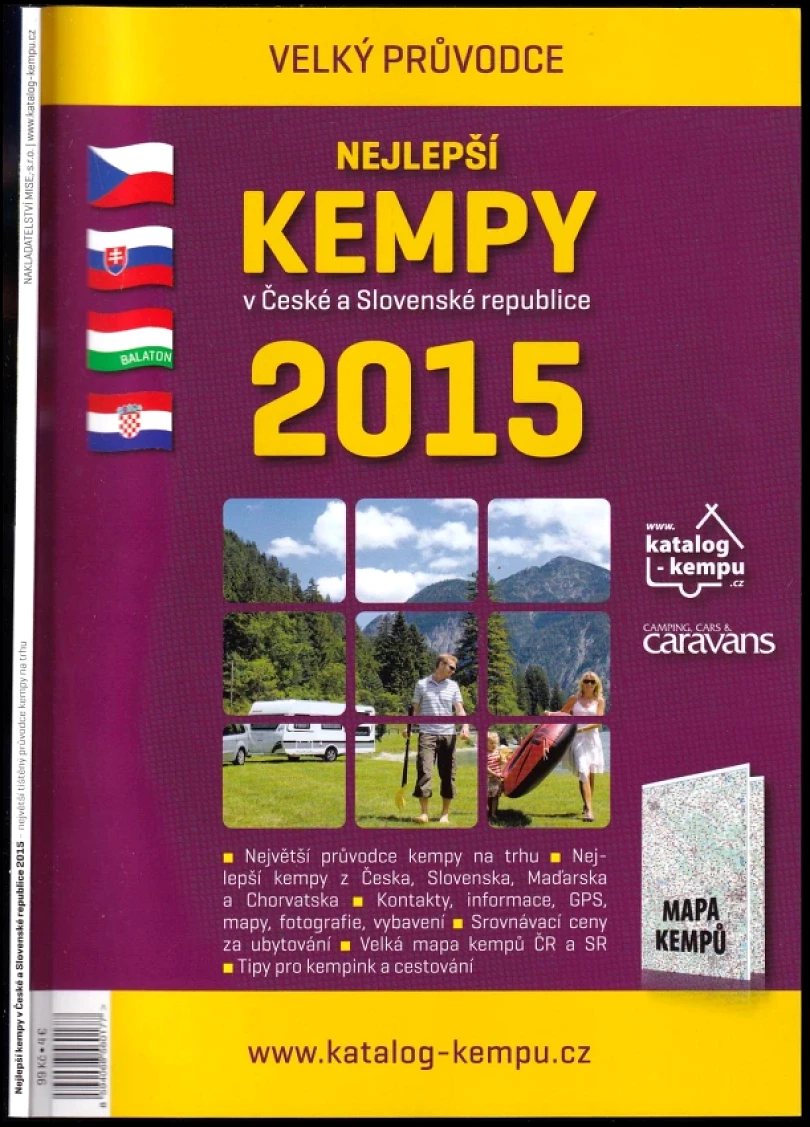 Levně Nejlepší kempy v České a Slovenské republice 2015 (, 2015)