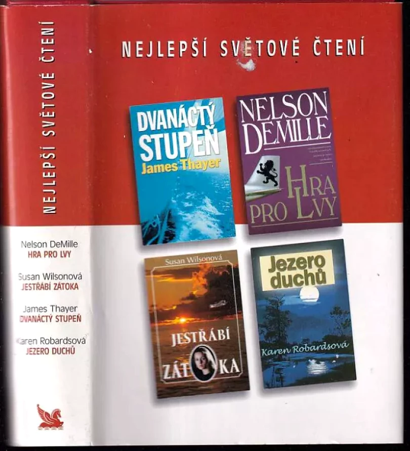 Levně Nejlepší světové čtení : Hra pro lvy + Jestřábí zátoka + Dvanáctý stupeň + Jezero Duchů (Nelson DeMille, 2002)