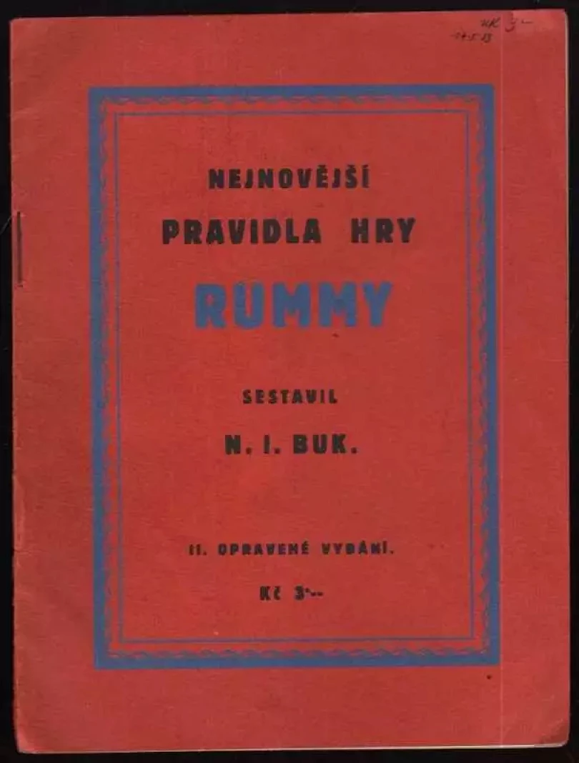 Levně Nejnovější pravidla hry rummy (, 1941)