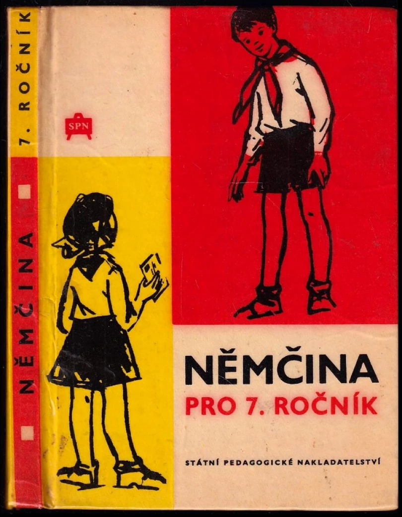Levně Němčina pro 7. ročník základní devítileté školy (Josef Paleček, 1964)