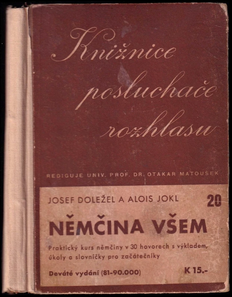 Levně Němčina všem (Alois Jokl, 1940)