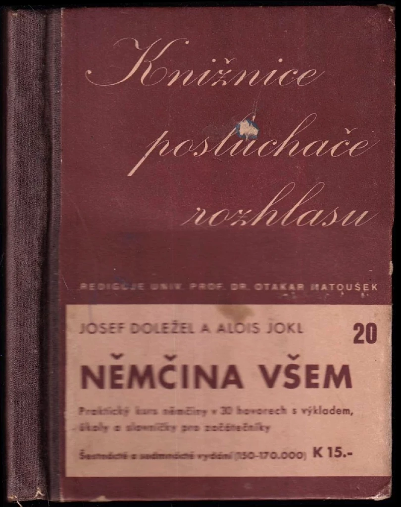 Levně Němčina všem (Alois Jokl, 1941)