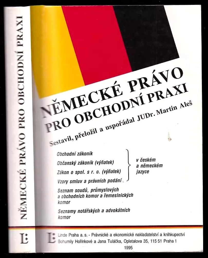 Německé právo pro obchodní praxi (Martin Aleš, 1995)