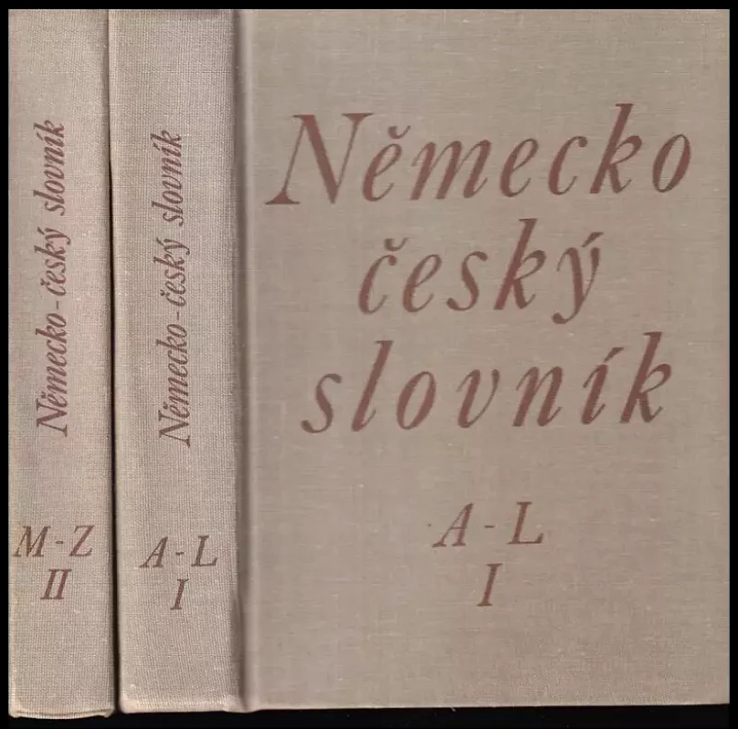 Německo-český a česko-německý slovník, 1+2 KOMPLET (František Widimský, 1988)