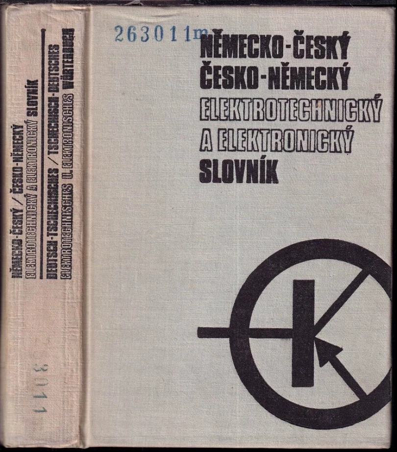 Německo-český, česko-německý elektrotechnický a elektronický slovník (, 1973)
