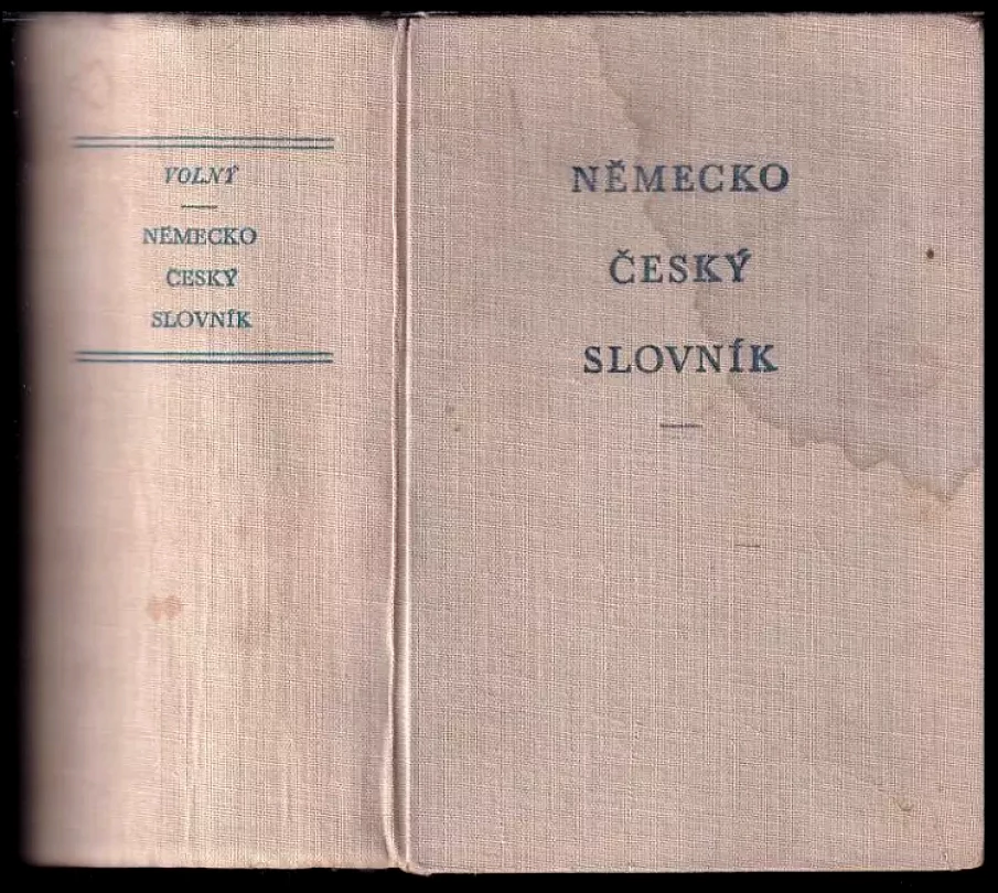 Levně Německo-český slovník : Deutsch Tschechisches Wörterbuch (Jan Volný, 1956)