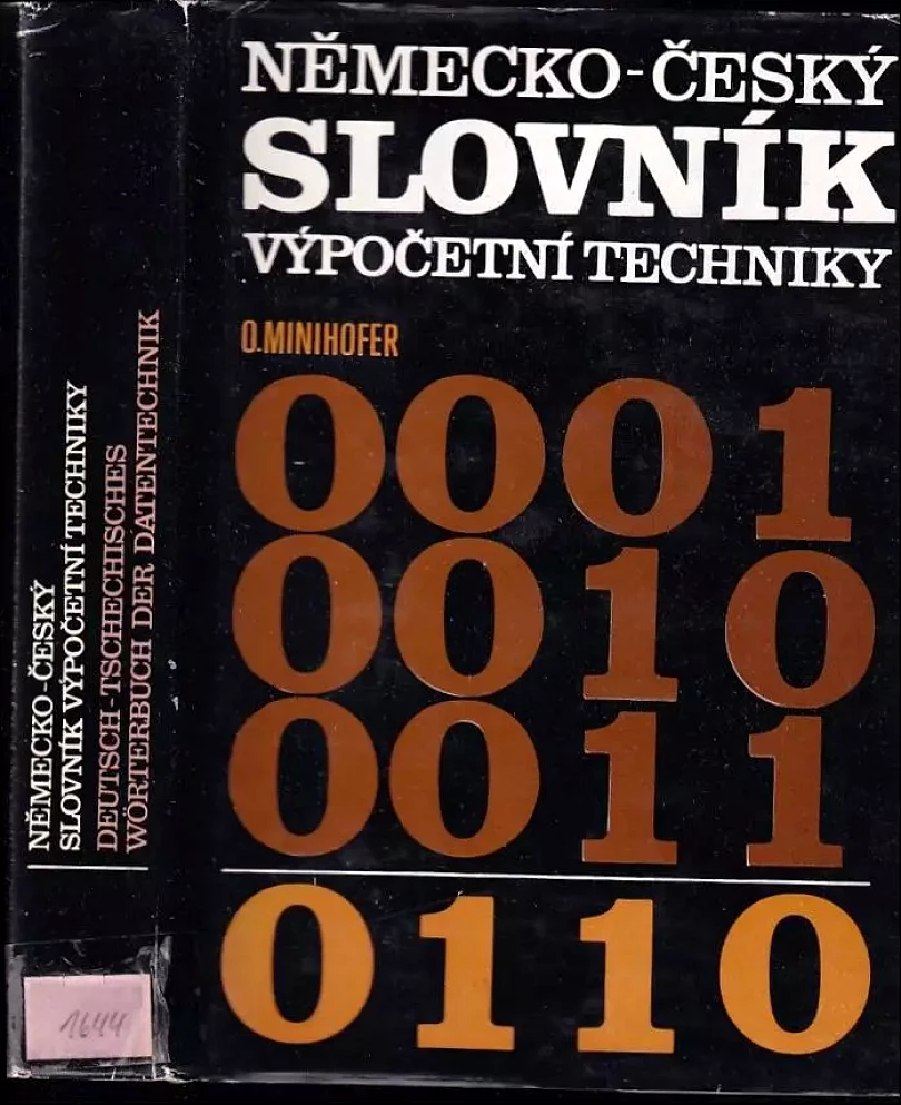 Německo-český slovník výpočetní techniky (Oldřich Minihofer, 1989)