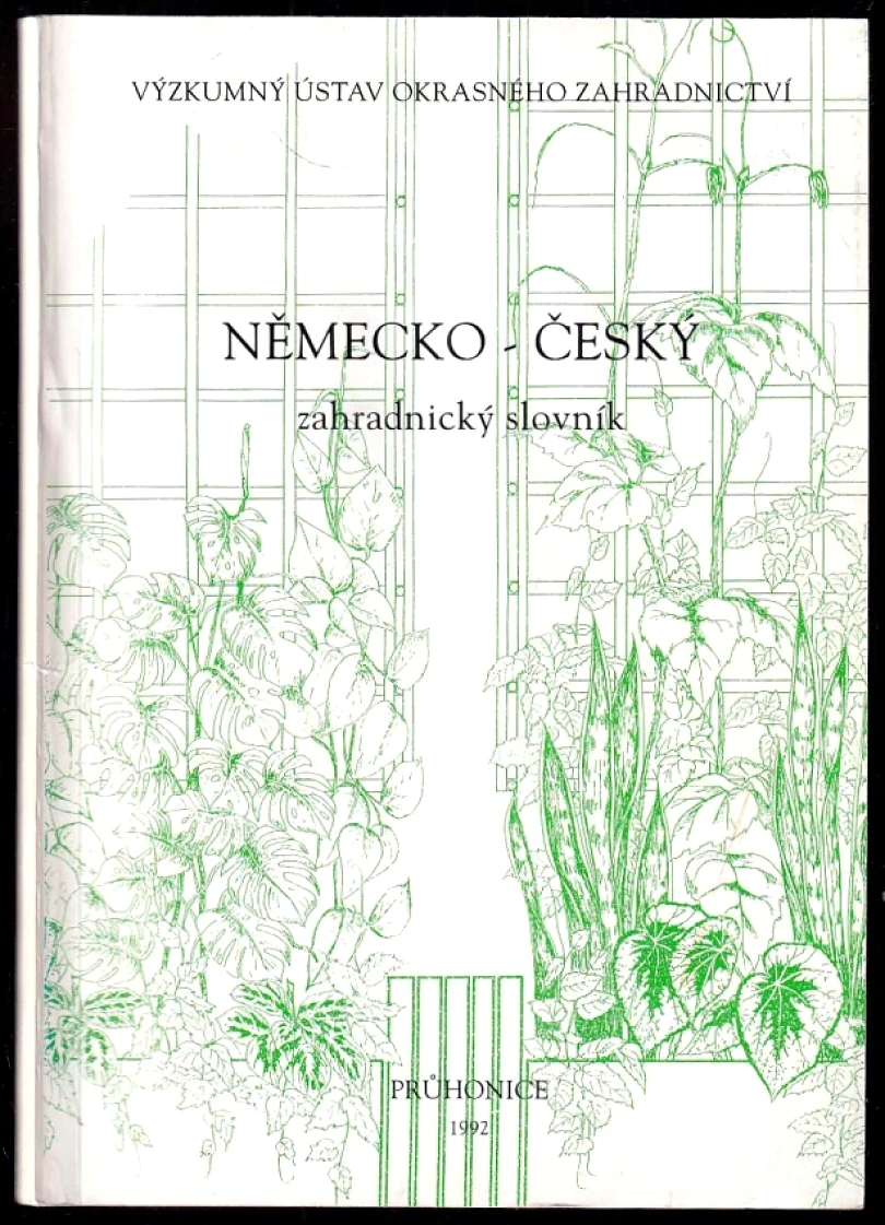 Německo-český zahradnický slovník (, 1992)